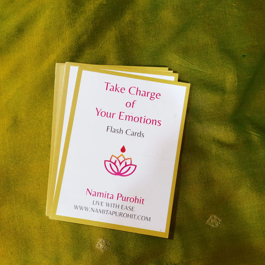Take Charge of Your Emotions Flashcards